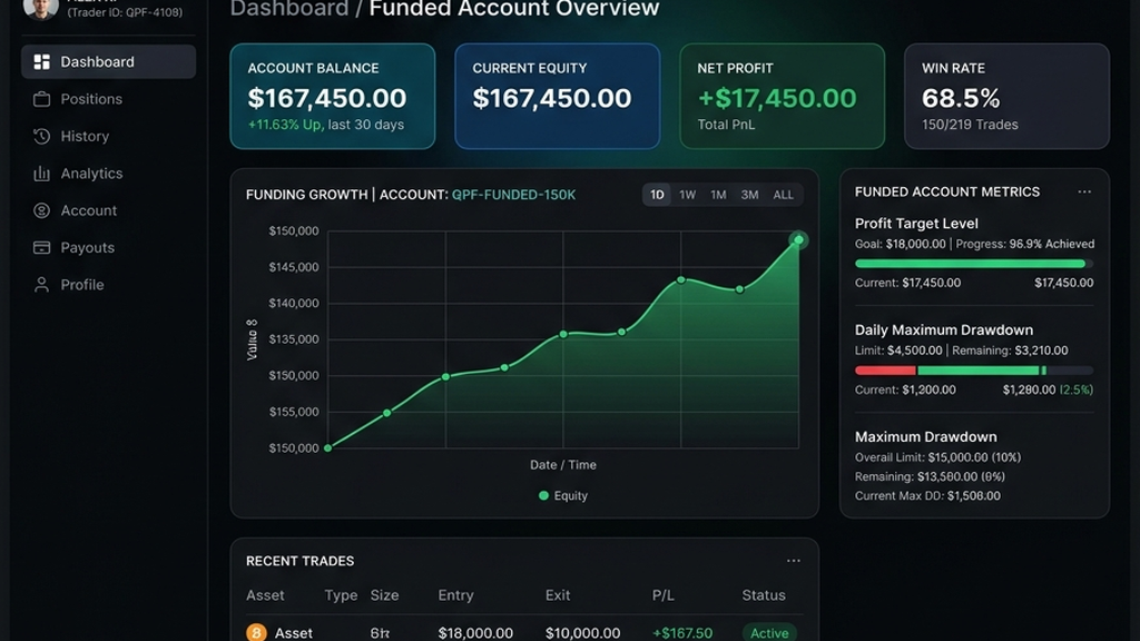 FundingPips Evaluation Dashboard